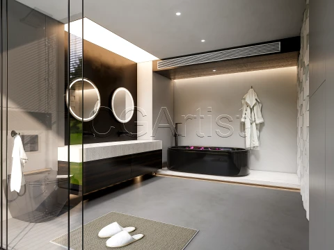 Modern bathroom 40 3D Model