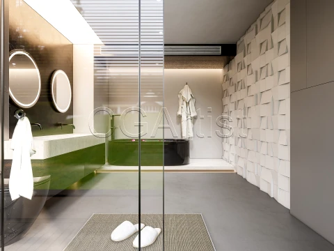 Modern bathroom 40 3D Model