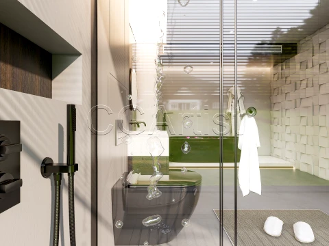 Modern bathroom 40 3D Model