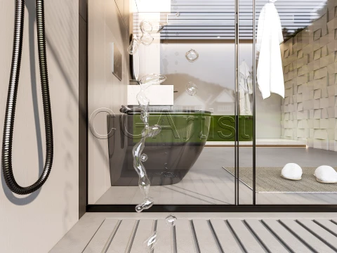 Modern bathroom 40 3D Model