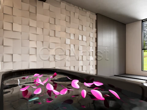 Modern bathroom 40 3D Model