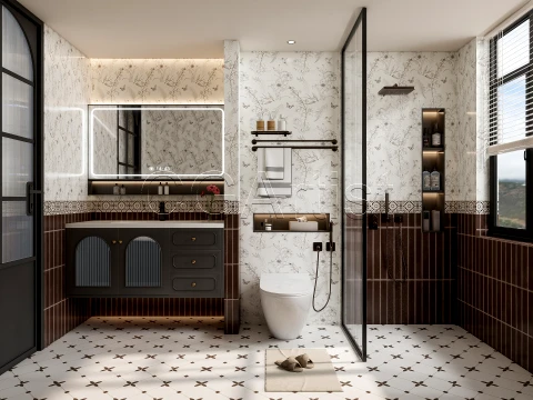 Modern bathroom 48 3D Model