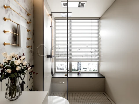 Modern bathroom 59 3D Model