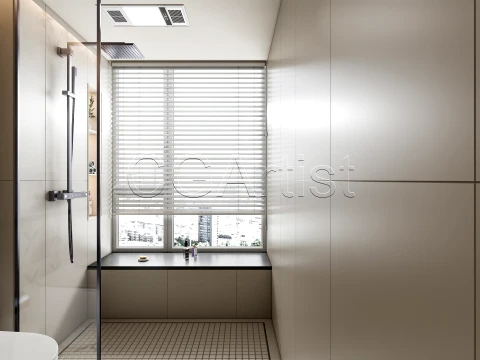 Modern bathroom 59 3D Model