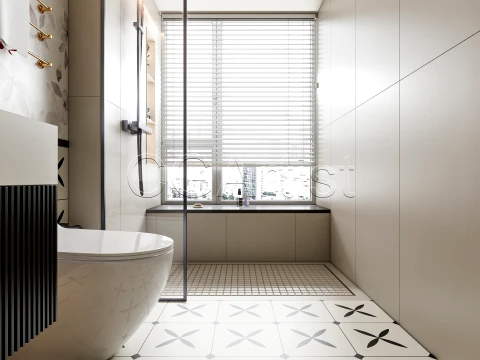 Modern bathroom 59 3D Model