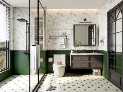 Modern bathroom 63 3D Model