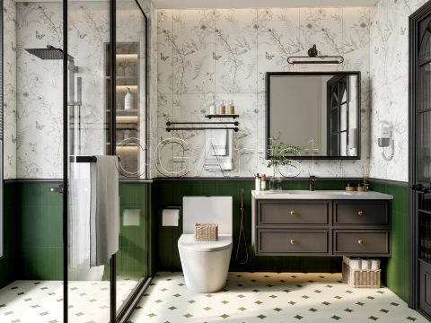 Modern bathroom 63 3D Model