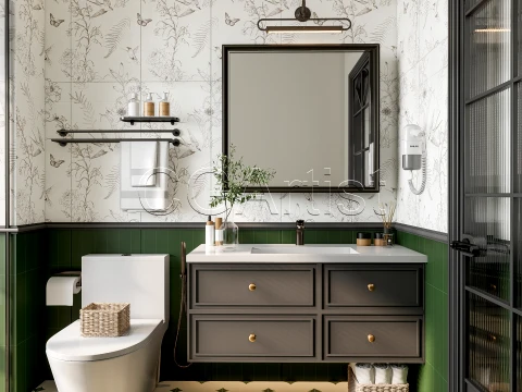 Modern bathroom 63 3D Model