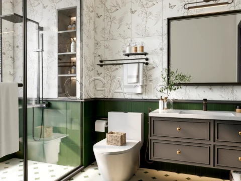 Modern bathroom 63 3D Model