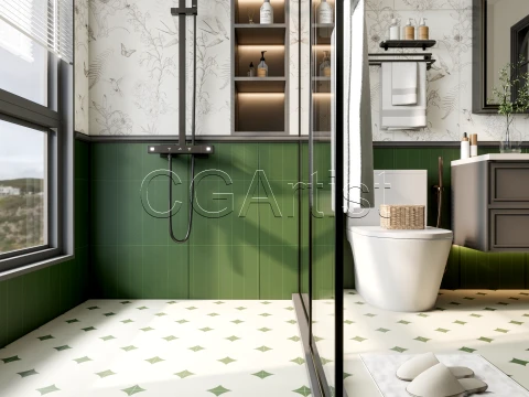 Modern bathroom 63 3D Model