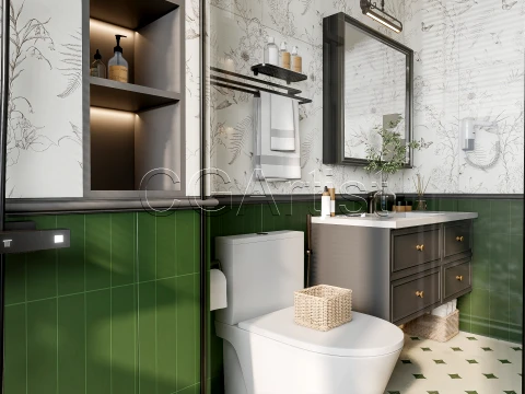 Modern bathroom 63 3D Model