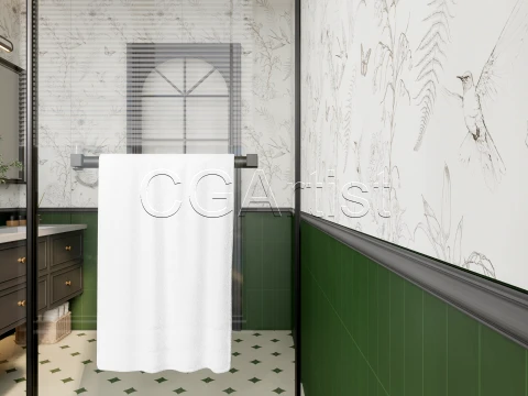 Modern bathroom 63 3D Model