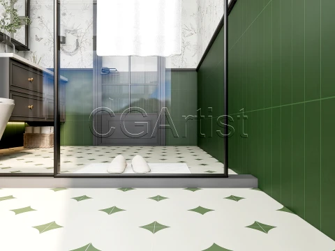 Modern bathroom 63 3D Model