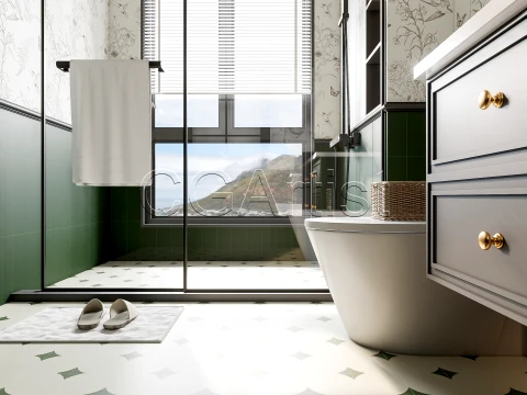 Modern bathroom 63 3D Model