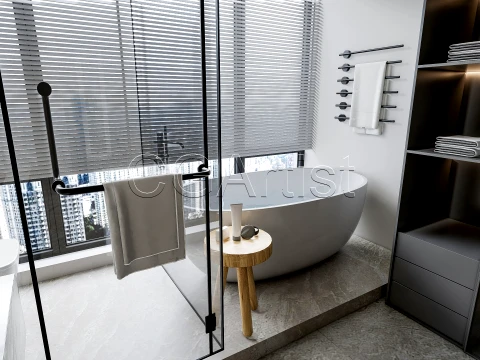 Modern bathroom 64 3D Model