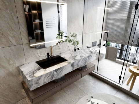 Modern bathroom 64 3D Model