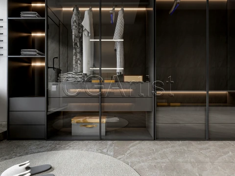 Modern bathroom 64 3D Model