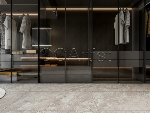 Modern bathroom 64 3D Model