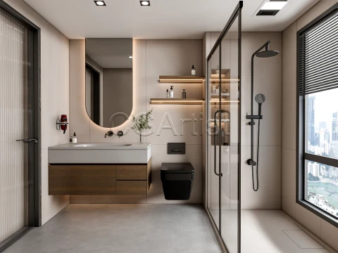 Modern bathroom 65 3D Model