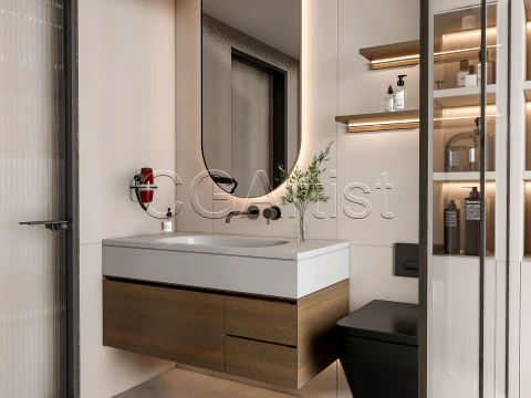 Modern bathroom 65 3D Model