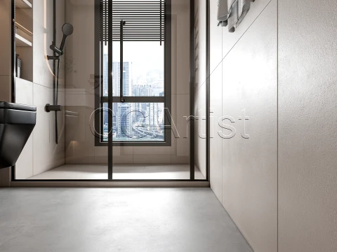 Modern bathroom 65 3D Model