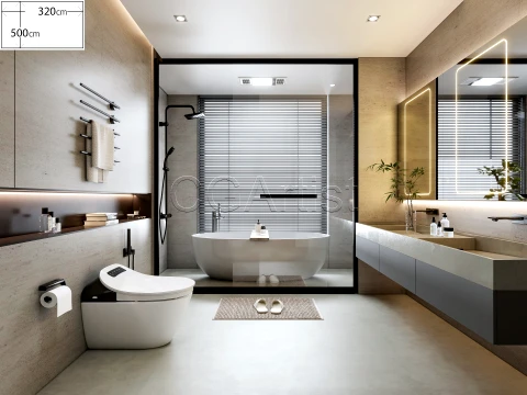 Modern bathroom 69 3D Model