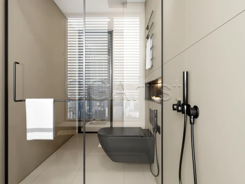 Modern bathroom 75 3D Model