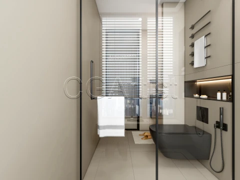 Modern bathroom 75 3D Model