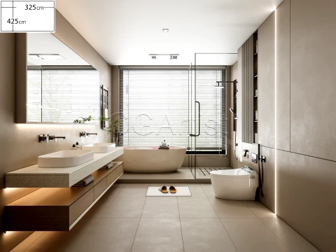 Modern bathroom 77 3D Model