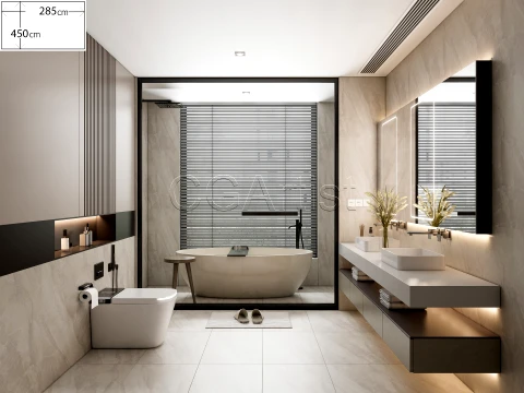 Modern bathroom 78 3D Model