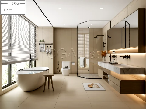Modern bathroom 79 3D Model