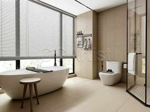 Modern bathroom 79 3D Model
