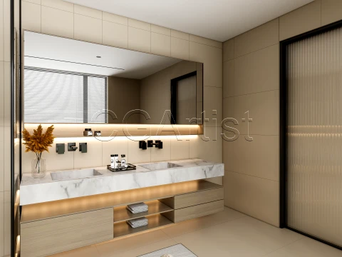Modern bathroom 79 3D Model