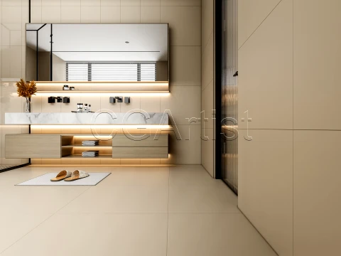 Modern bathroom 79 3D Model