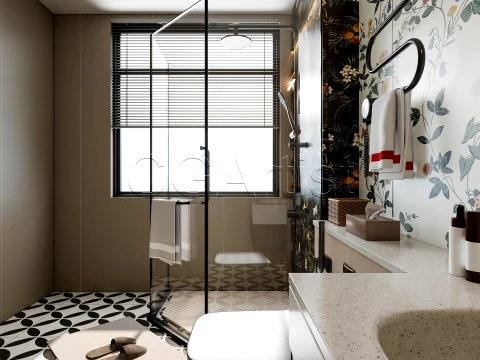 Modern bathroom 80 3D Model