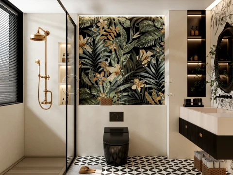 Modern bathroom 81 3D Model