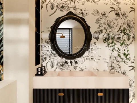 Modern bathroom 81 3D Model