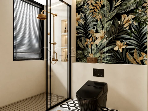 Modern bathroom 81 3D Model