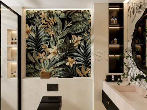 Modern bathroom 81 3D Model