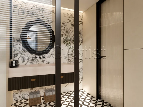 Modern bathroom 81 3D Model