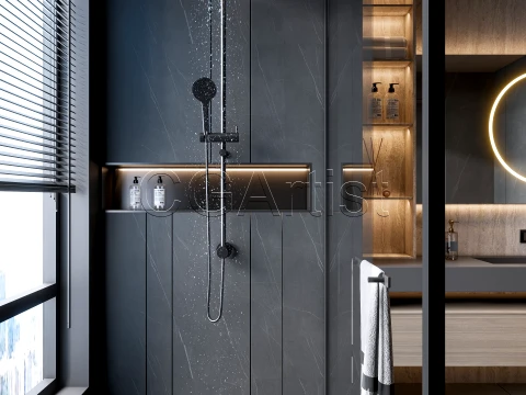 Modern bathroom 94 3D Model
