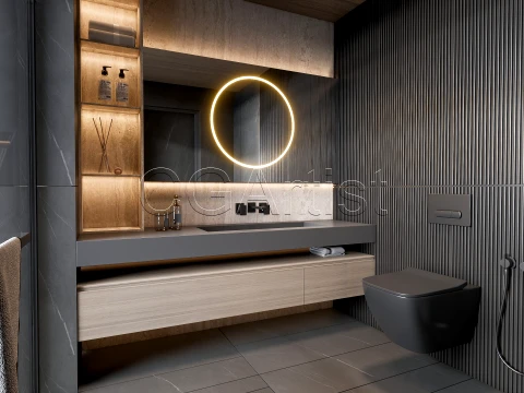Modern bathroom 94 3D Model