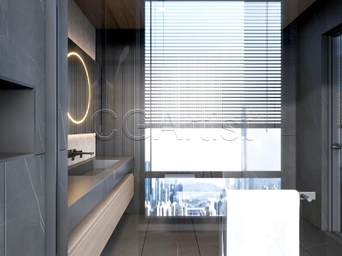 Modern bathroom 94 3D Model