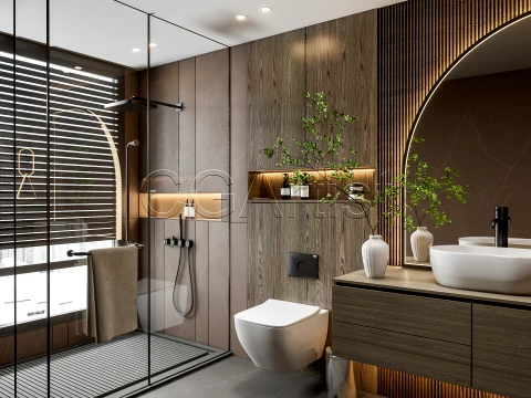 Modern bathroom 97 3D Model