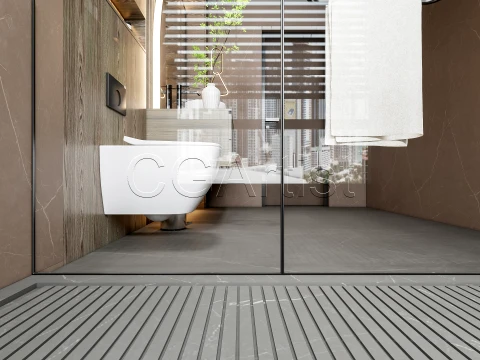 Modern bathroom 97 3D Model