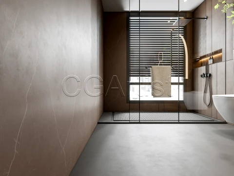 Modern bathroom 97 3D Model