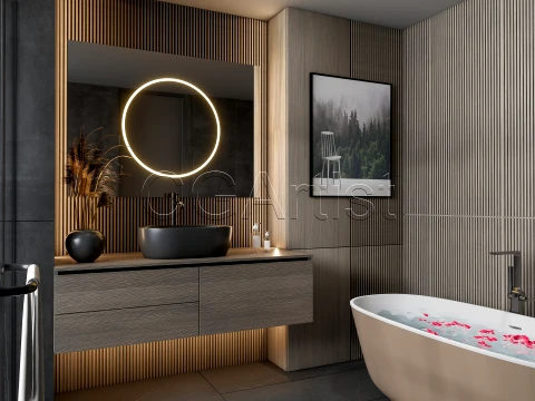 Modern bathroom 99 3D Model