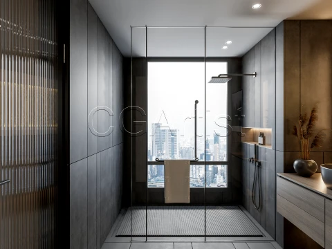 Modern bathroom 99 3D Model