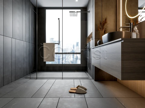 Modern bathroom 99 3D Model