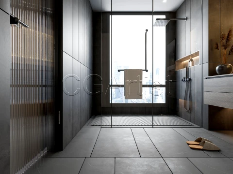 Modern bathroom 99 3D Model